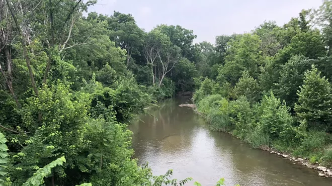 Residents are urged to stay out of bodies of water in Wayne County, including River Rouge, after two days of powerful thunderstorms.