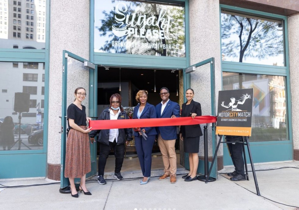 Sugah Please is located at 1501 W. Jefferson Ave., in the heart of downtown Detroit.