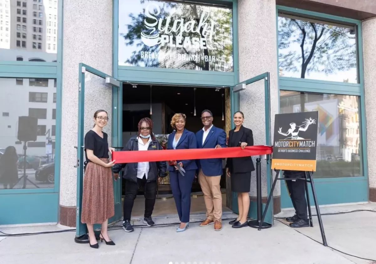 Image: Sugah Please is located at 1501 W. Jefferson Ave., in the heart of downtown Detroit.