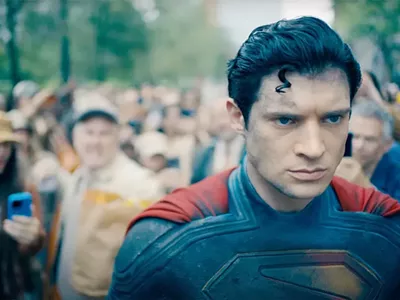 David Corenswet is a wonderful Superman and Clark Kent.