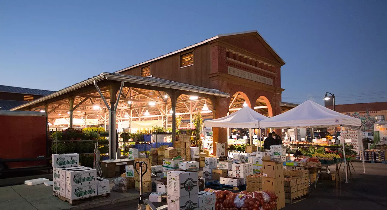 Where to go: Eastern Market What to do: Eat, shop, explore Why it made the list: There's something for everyone at Eastern Market. You can take a tour, tailgate on the weekends, and there's tons of food and shopping. Photo: Eastern Market Facebook