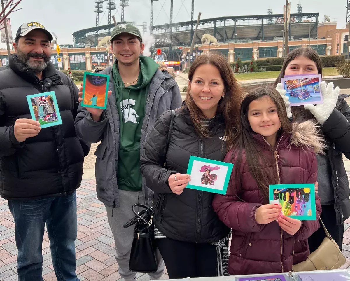 Image: The Free Art Collective's print program gives away free art while supporting local artists.