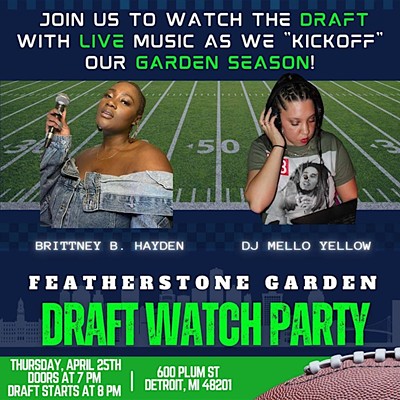 NFL Draft Party with music by Brittney B. Hayden and Mello Yellow