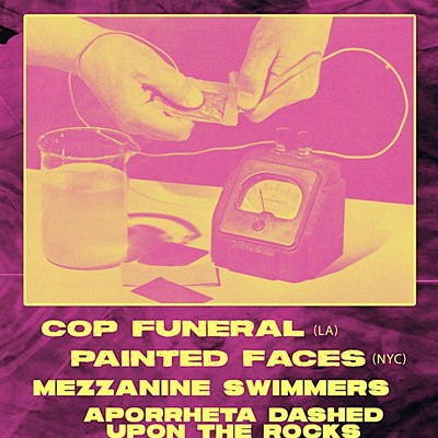 Night of the Already Dead: Cop Funeral (LA), Painted Faces (NYC), Mezzanine Swimmers,  Aporrheta, DJ PRINCESS MOTH MOTHY MOTH MOTH