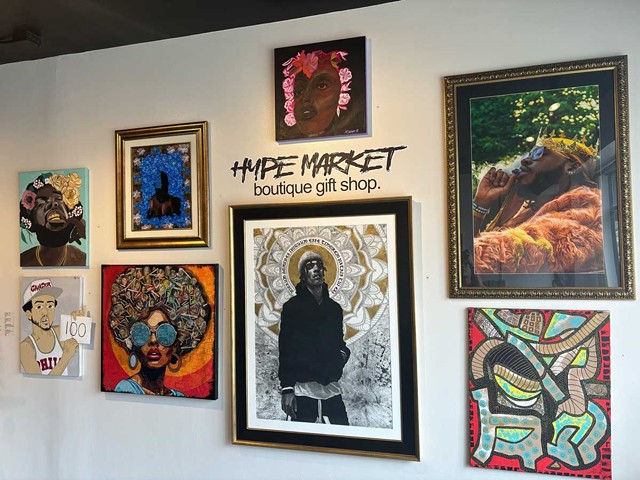 Norwest Gallery has a “Hype Market Gift Shop” that sells affordable art.