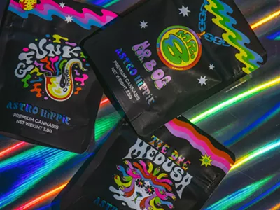 GRiZ's new cannabis line, Astro Hippie.