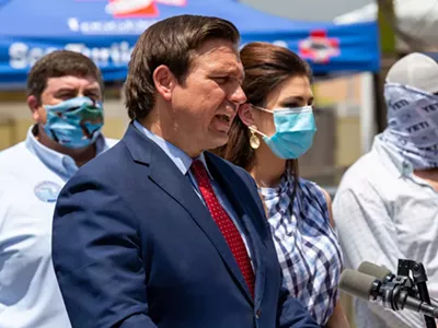 Gov. Ron DeSantis, the mini-Trump who runs Florida.
