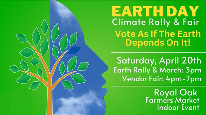 Oakland County Earth Day Climate March, Rally and Fair