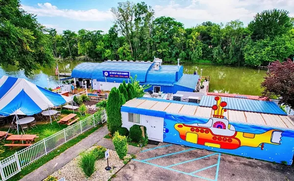 The Beatles-themed Octopus’ Beer Garden even has a yellow submarine.