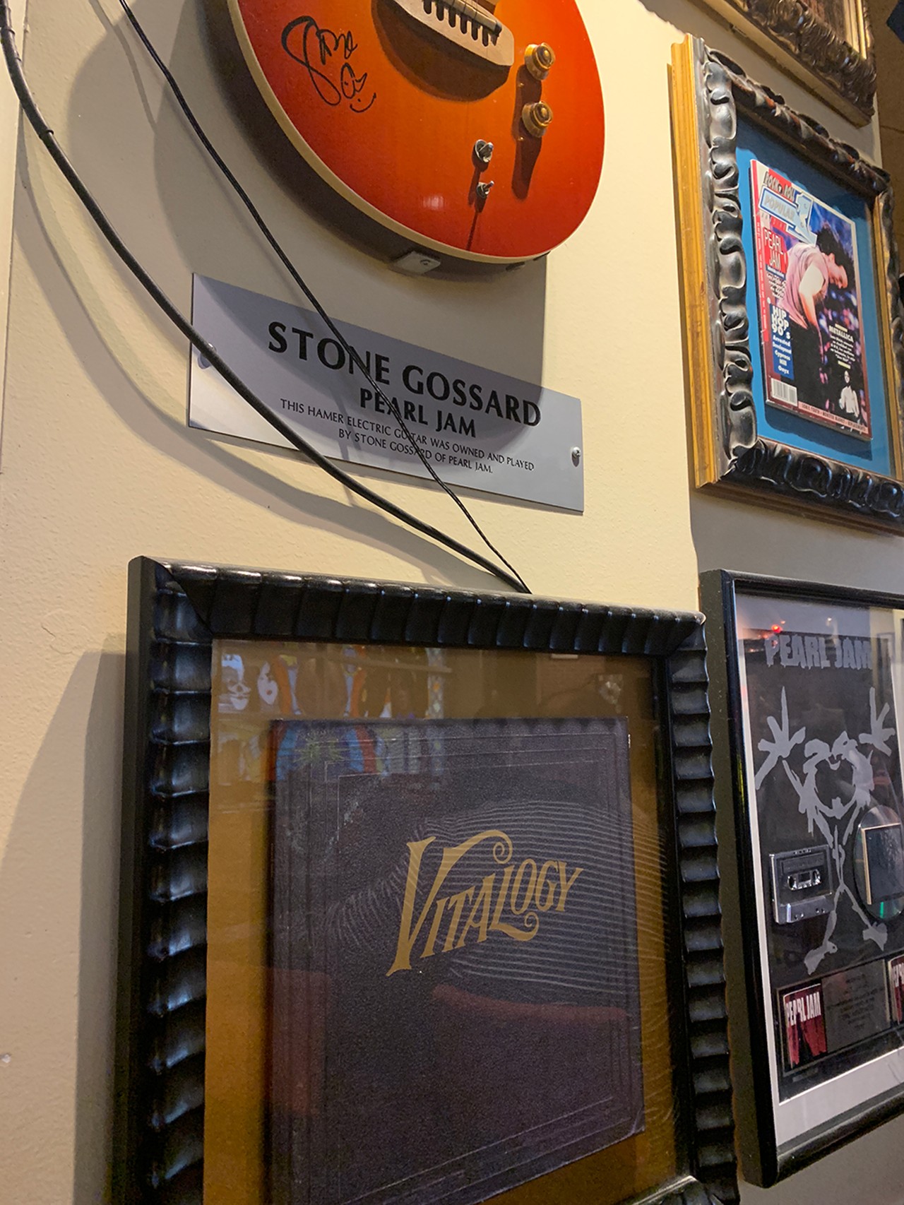 One last look at the memorabilia at Detroit's Hard Rock Cafe before it closes