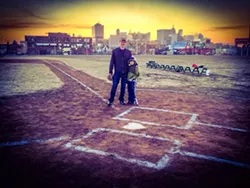 Opening Day 2014: Father and son, Michigan and Trumbull. - Joseph Michnuk/Tim Meeks