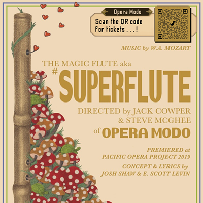 Opera MODO presents #SuperFlute at Replay Cafe, Feb 18-19 at 7:30 PM