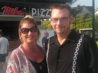 Oxford shooter Ethan Crumbley's father James, right, and Jennifer.