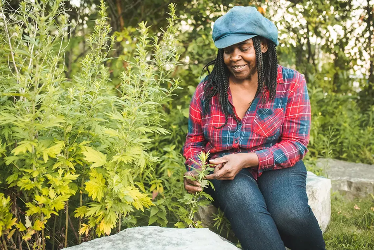 Image: Photos from an‘Herbal Walk &amp; Talk’ tour in Detroit and an herbal medicine class in Hamtramck