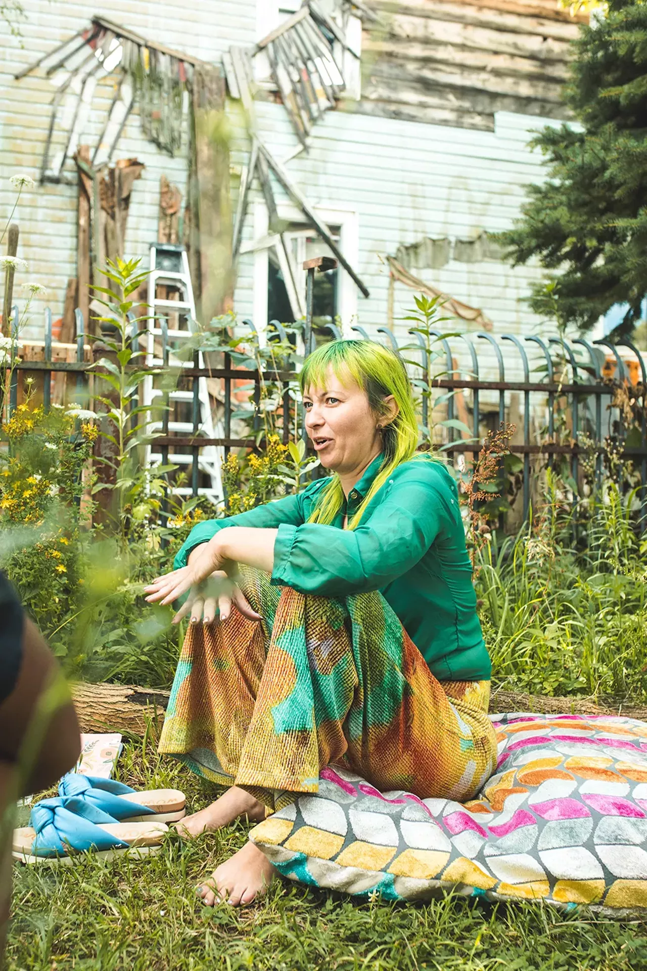 Image: Photos from an‘Herbal Walk &amp; Talk’ tour in Detroit and an herbal medicine class in Hamtramck