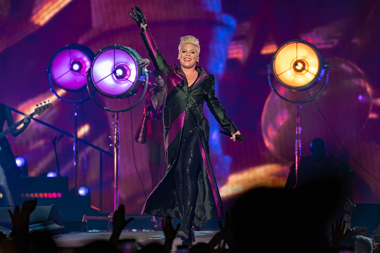 Photos from P!nk's Detroit concert on Saturday