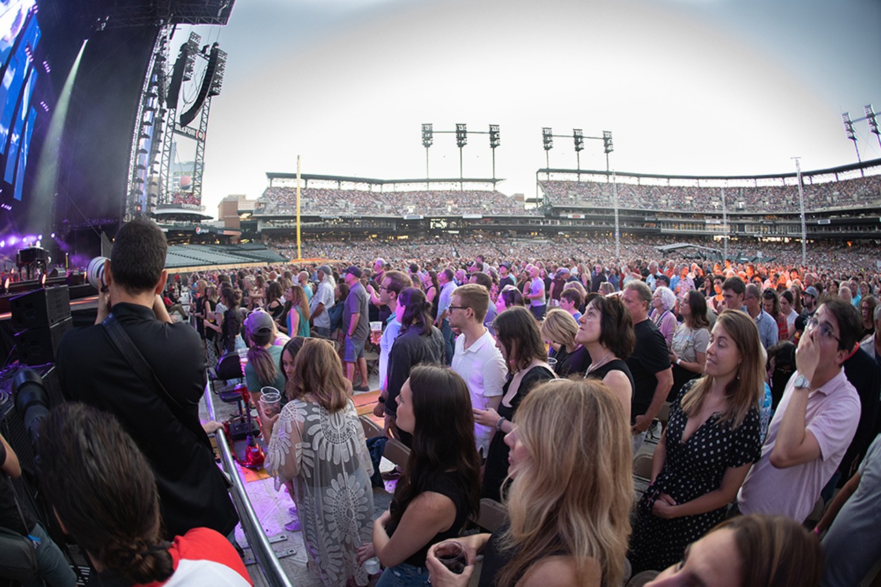 Photos from the Billy Joel concert at Detroit’s Comerica Park