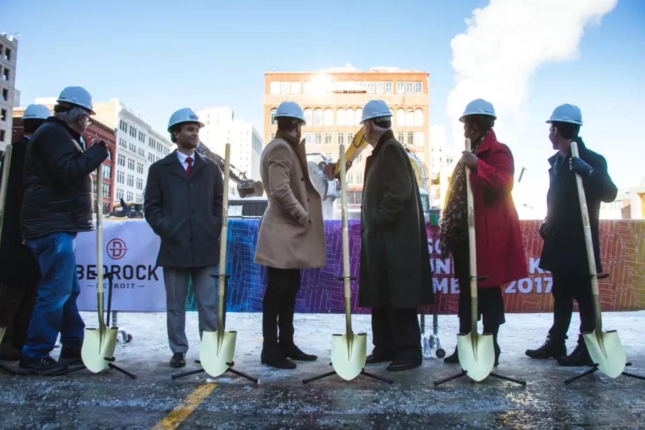 Image: Photos from the Hudson's site skyscraper groundbreaking