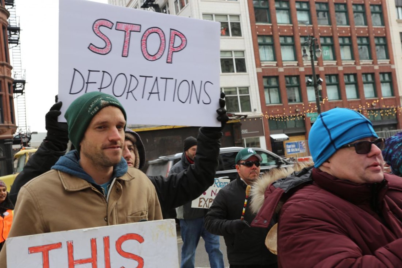 Photos from the Michigan United DACA rally in downtown Detroit