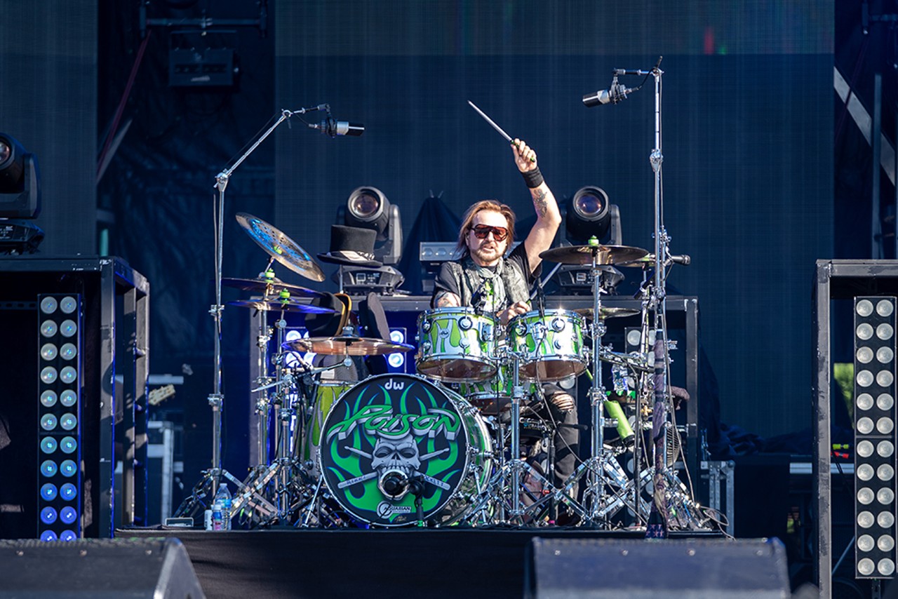 Photos from the Mötley Crüe, Def Leppard, Poison, and Joan Jett concert at Detroit’s Comerica Park