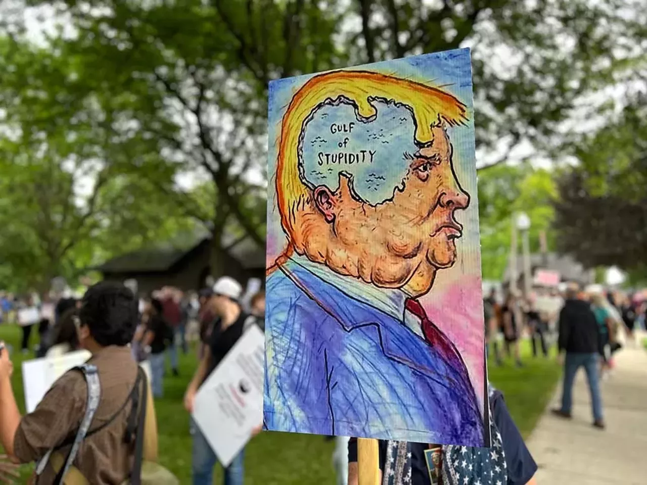 Image: Photos show powerful turnout at Detroit ‘No Kings’ protest against Trump