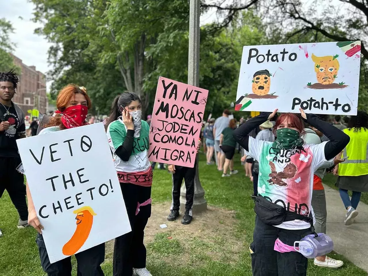 Image: Photos show powerful turnout at Detroit ‘No Kings’ protest against Trump