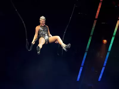 Image: Pink soars in Detroit with two back-to-back shows at Little Caesars Arena