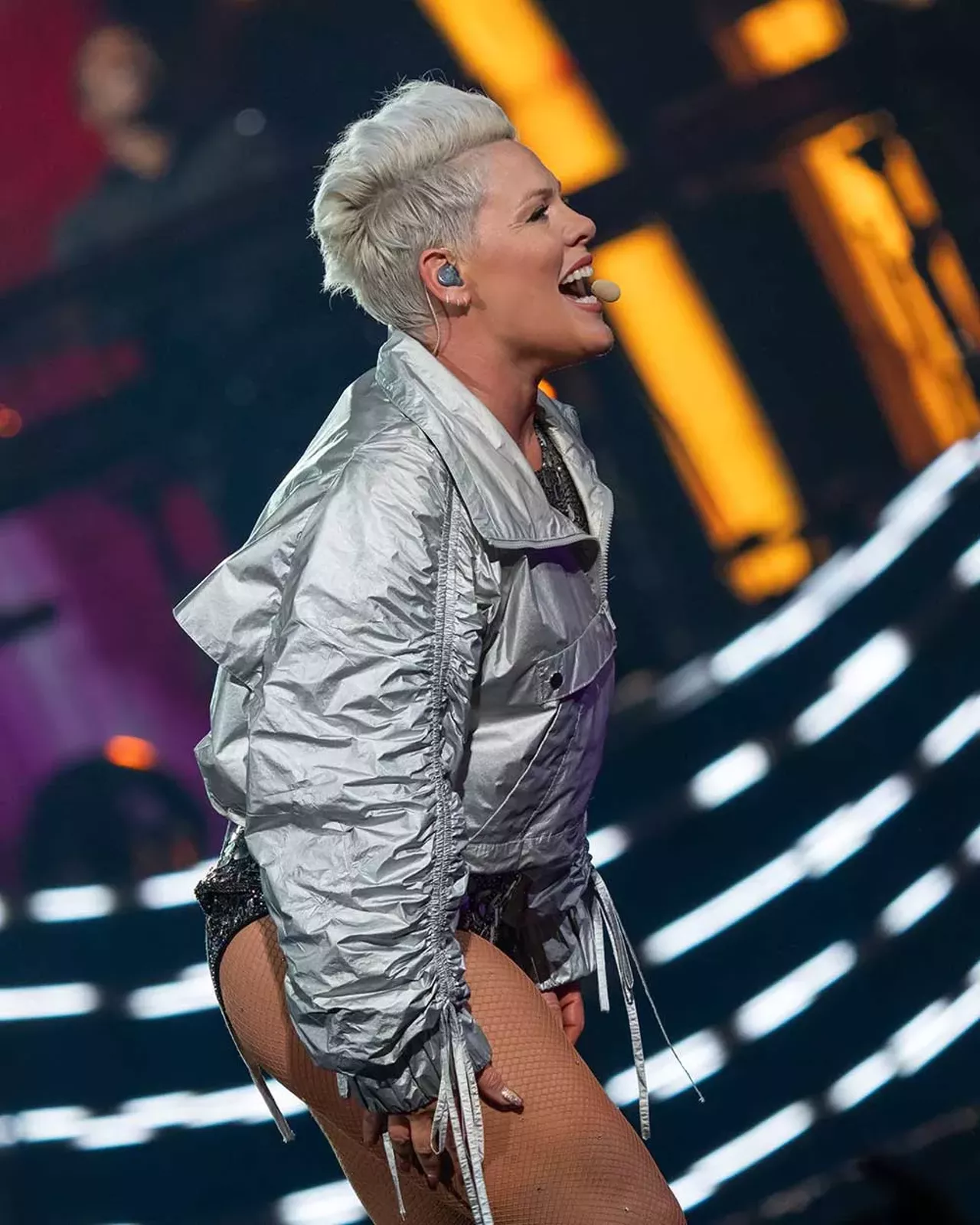 Image: Pink soars in Detroit with two back-to-back shows at Little Caesars Arena