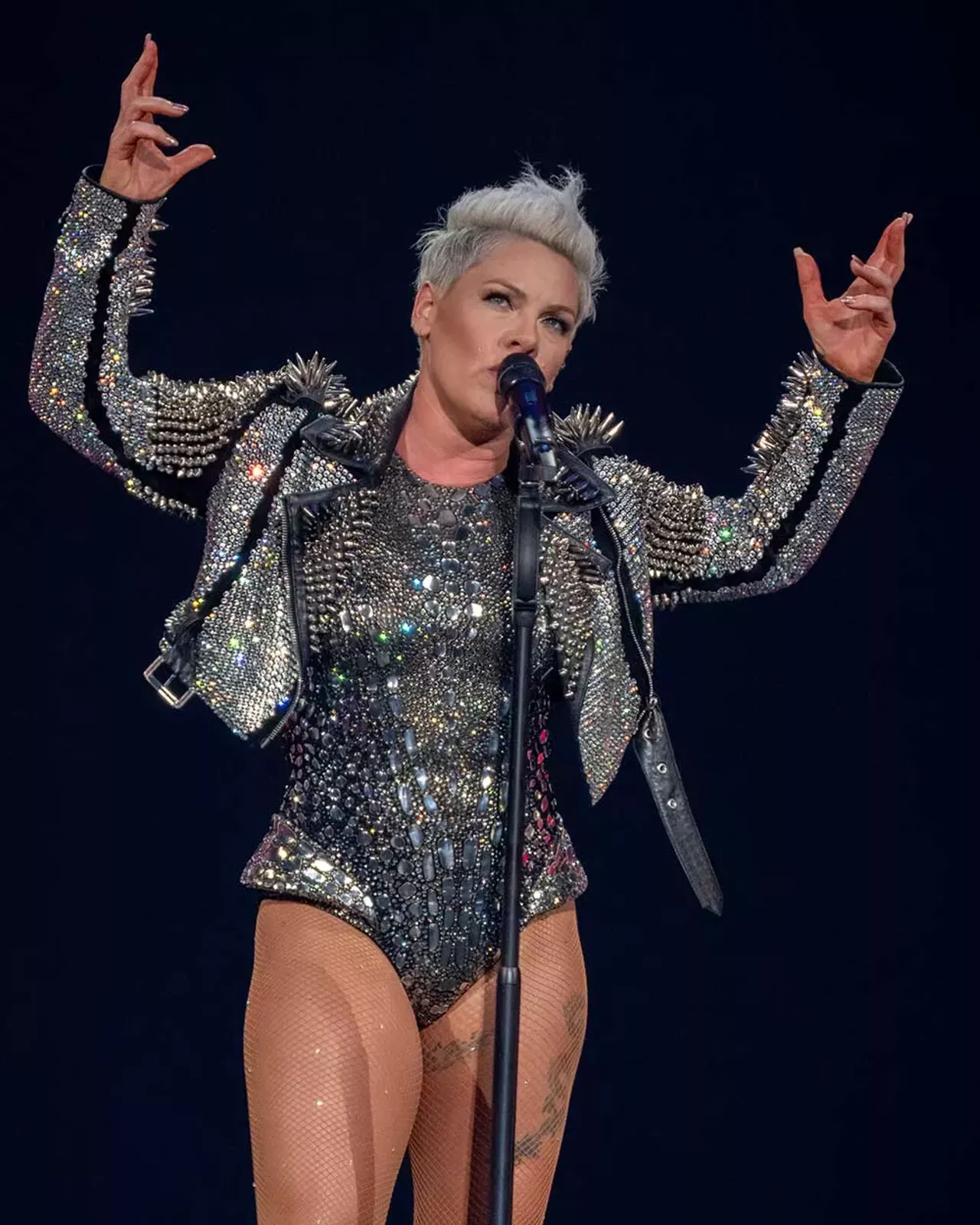 Image: Pink soars in Detroit with two back-to-back shows at Little Caesars Arena