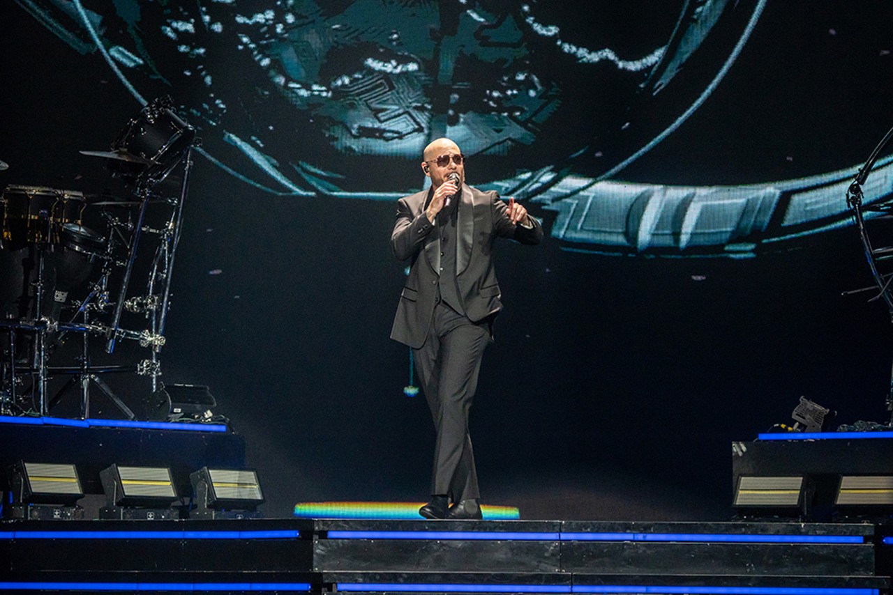 Pitbull, Enrique Iglesias, and Ricky Martin hit the stage at Little Caesars Arena