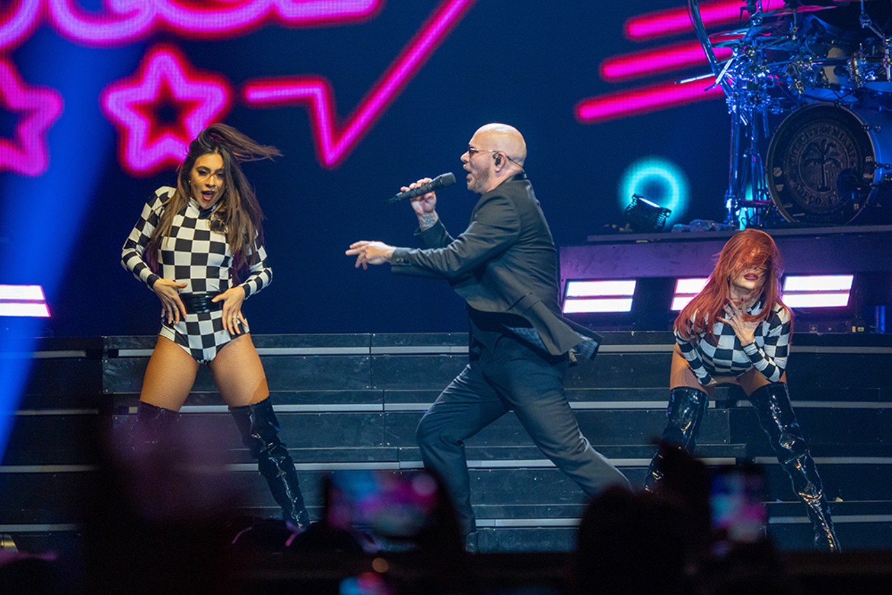 Pitbull, Enrique Iglesias, and Ricky Martin hit the stage at Little Caesars Arena