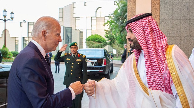 President Joe Biden and Saudi Arabia’s Crown Prince Mohammed bin Salman, or MBS.