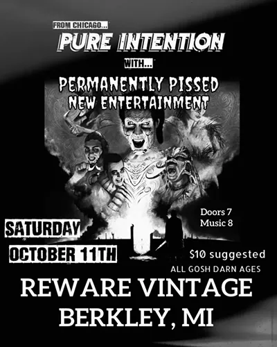 Pure Intention Show Flier