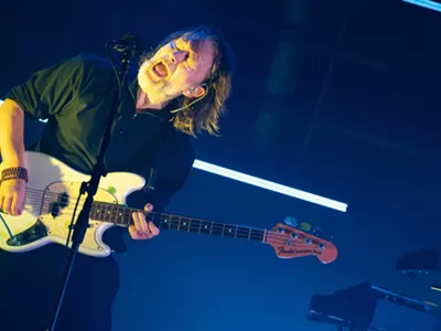 Thom Yorke performs with his band The Smile in May, 2022.