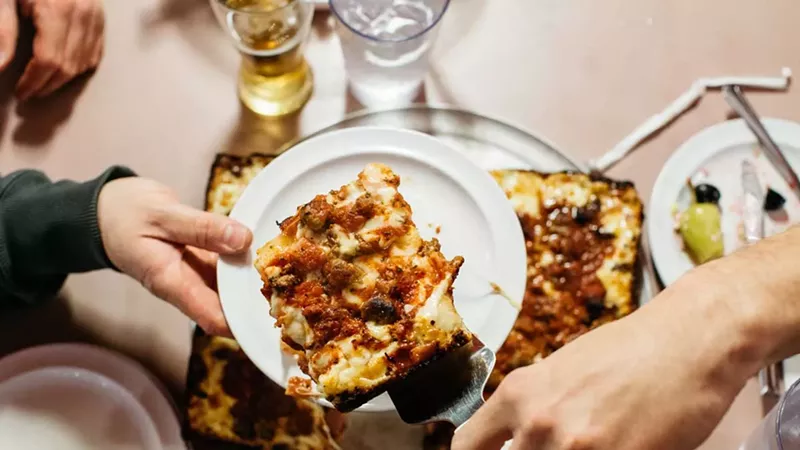 Loui’s Pizza in Hazel Park is one of the best purveyors of Detroit-style pizza.