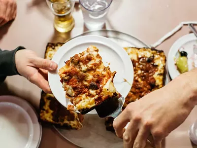 Loui’s Pizza in Hazel Park is one of the best purveyors of Detroit-style pizza.