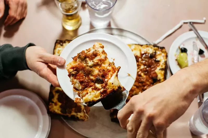 Loui’s Pizza in Hazel Park is one of the best purveyors of Detroit-style pizza.