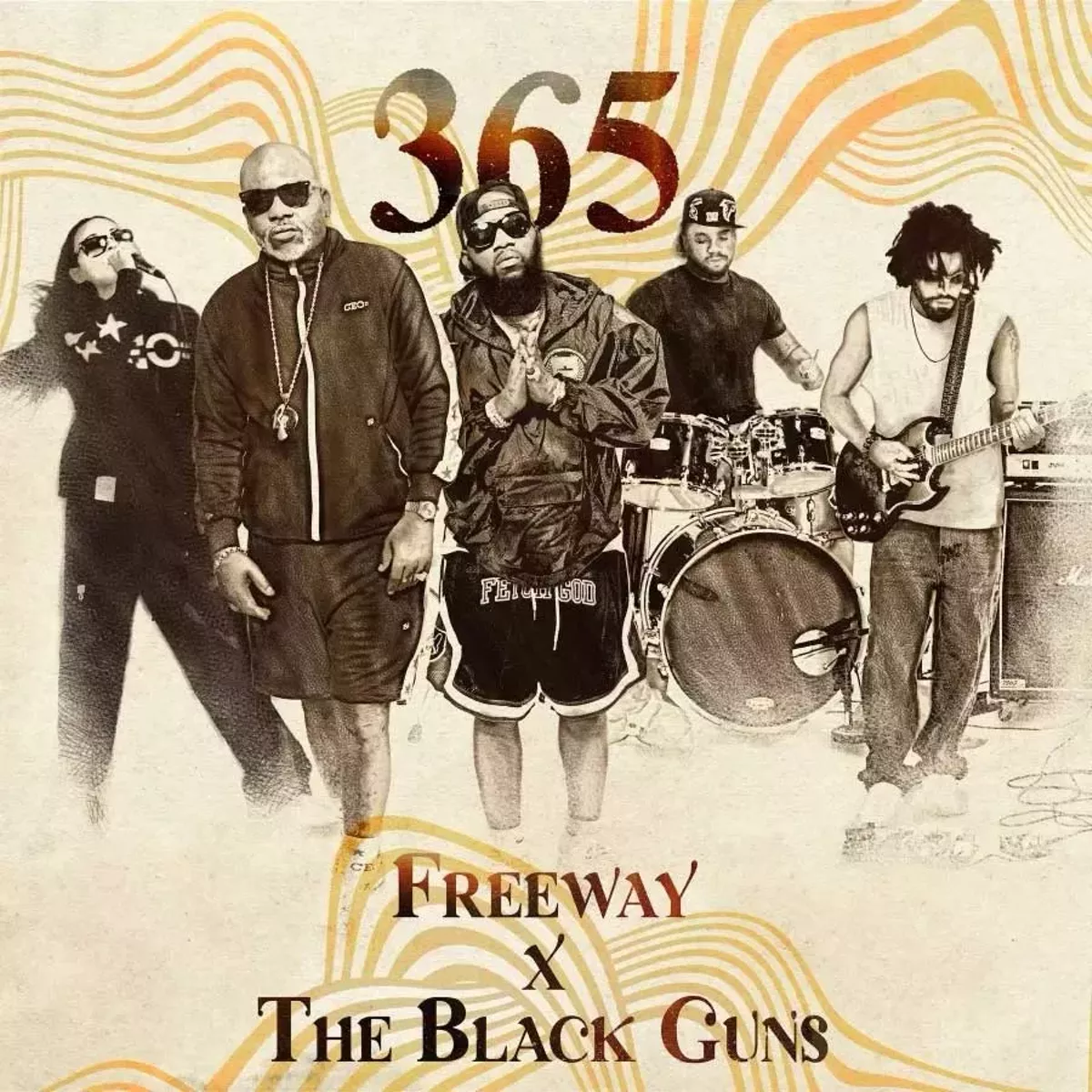 Image: The cover art for “365,” the new single by Freeway and the Black Guns.