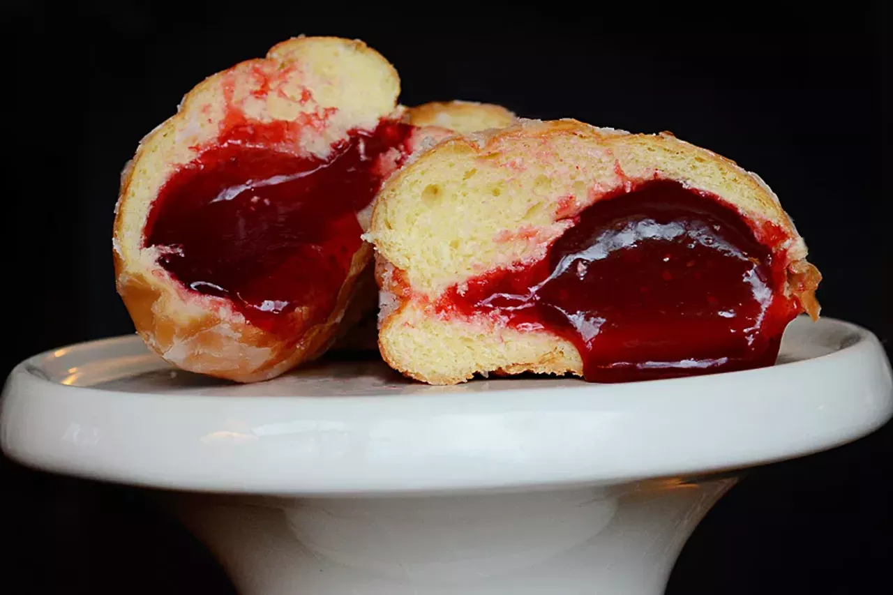 Paczki For one day a year, metro Detroiters of all creeds unite around a jelly-filled Polish pastry: the paczki. On Fat Tuesday, bakeries clog our arteries with the stuff &#151; and nothing brings us more joy. Why wait? OK &#151; so real paczki is deep-fried, hence the decadent once-a-year pre-Lent treat. But they can be made by baking. Find the baked recipe here. Find the fried recipe here. Photo via New Palace Bakery/Facebook