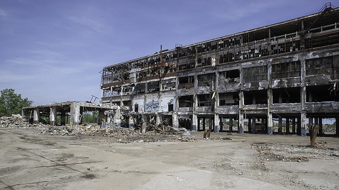 The Cadillac Stamping Plant on on Detroit's east side was demolished this summer.