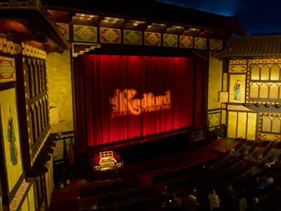 The historic Redford Theatre in Detroit.