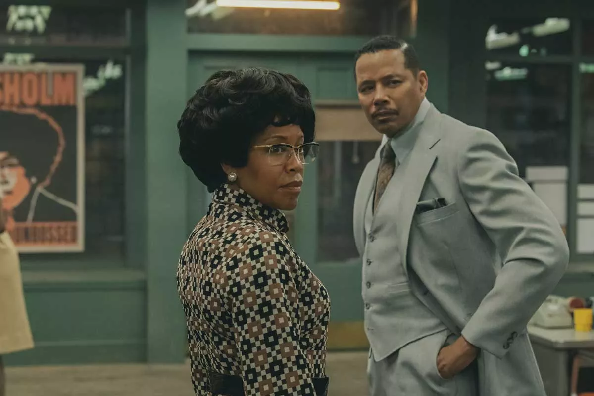 Image: As a presidential candidate, Shirley (Regina King) brings on Arthur Hardwick, Jr. (Terrence Howard) as an advisor.