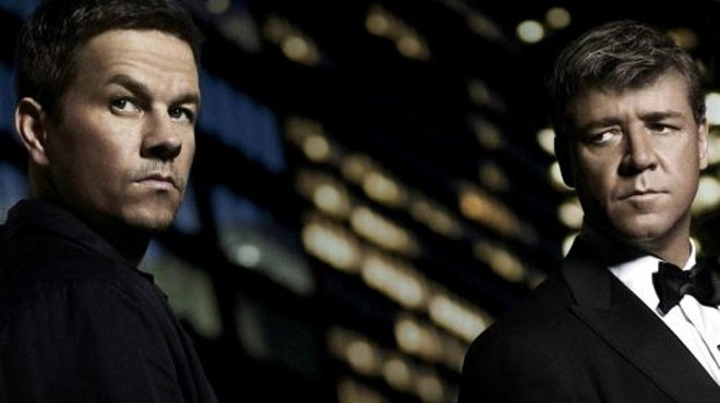 Chinatown this ain’t: Crowe and Wahlberg in Broken City.