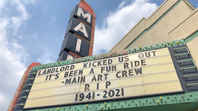 Royal Oak's longstanding Main Art Theatre is no more, according to its marquee.