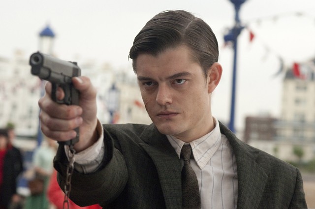 Sam Riley is an angry young man in Brighton Rock.