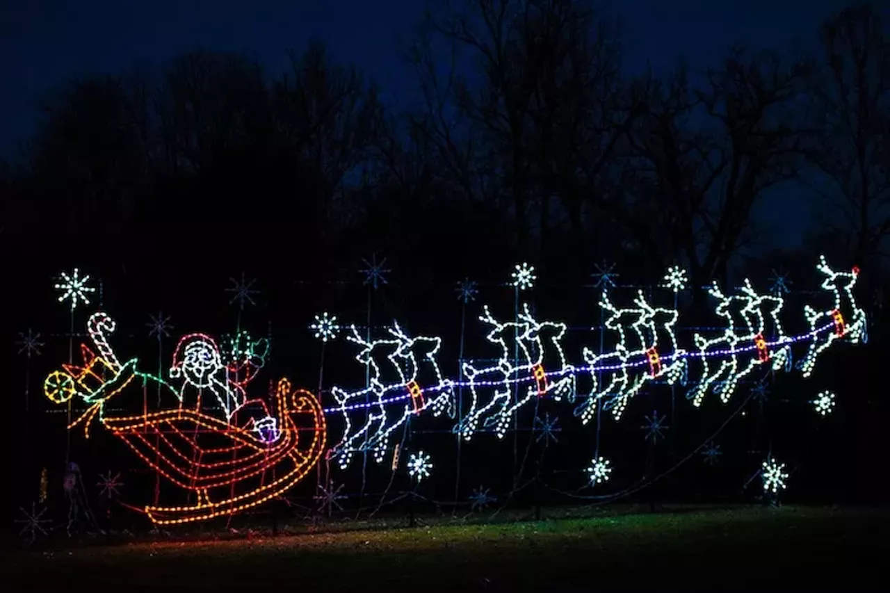 Wayne County's annual light display Take a spin through Hines Park as the Wayne County Lightfest will host over 50 animated displays with more than 100,000 lights. For more information, see waynecounty.com.