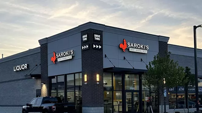 The new Saroki’s Crispy Chicken and Pizza in Madison Heights is the chain’s first drive-thru location.