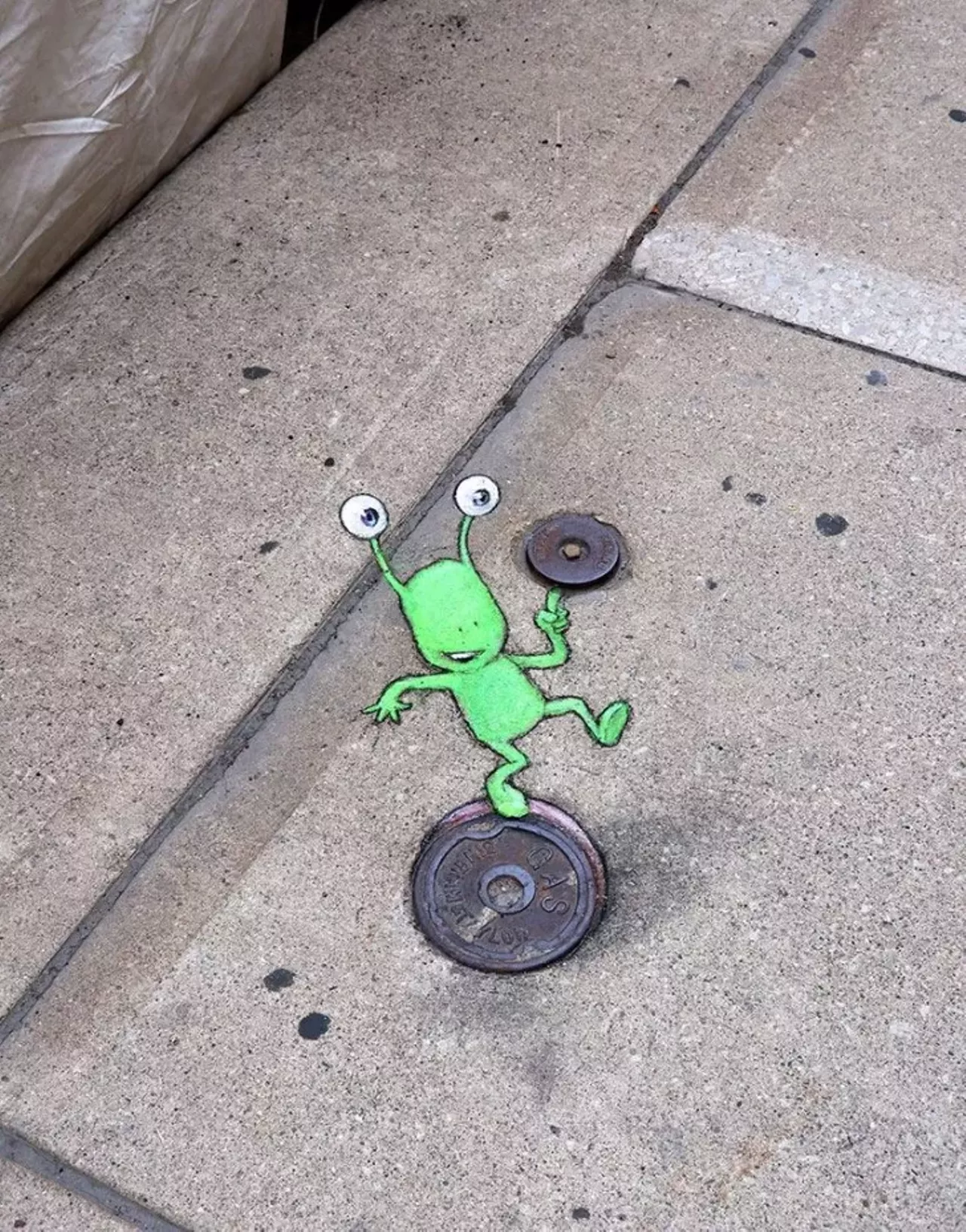Image: See all of the adorable 3D chalk art made by this Michigan artist