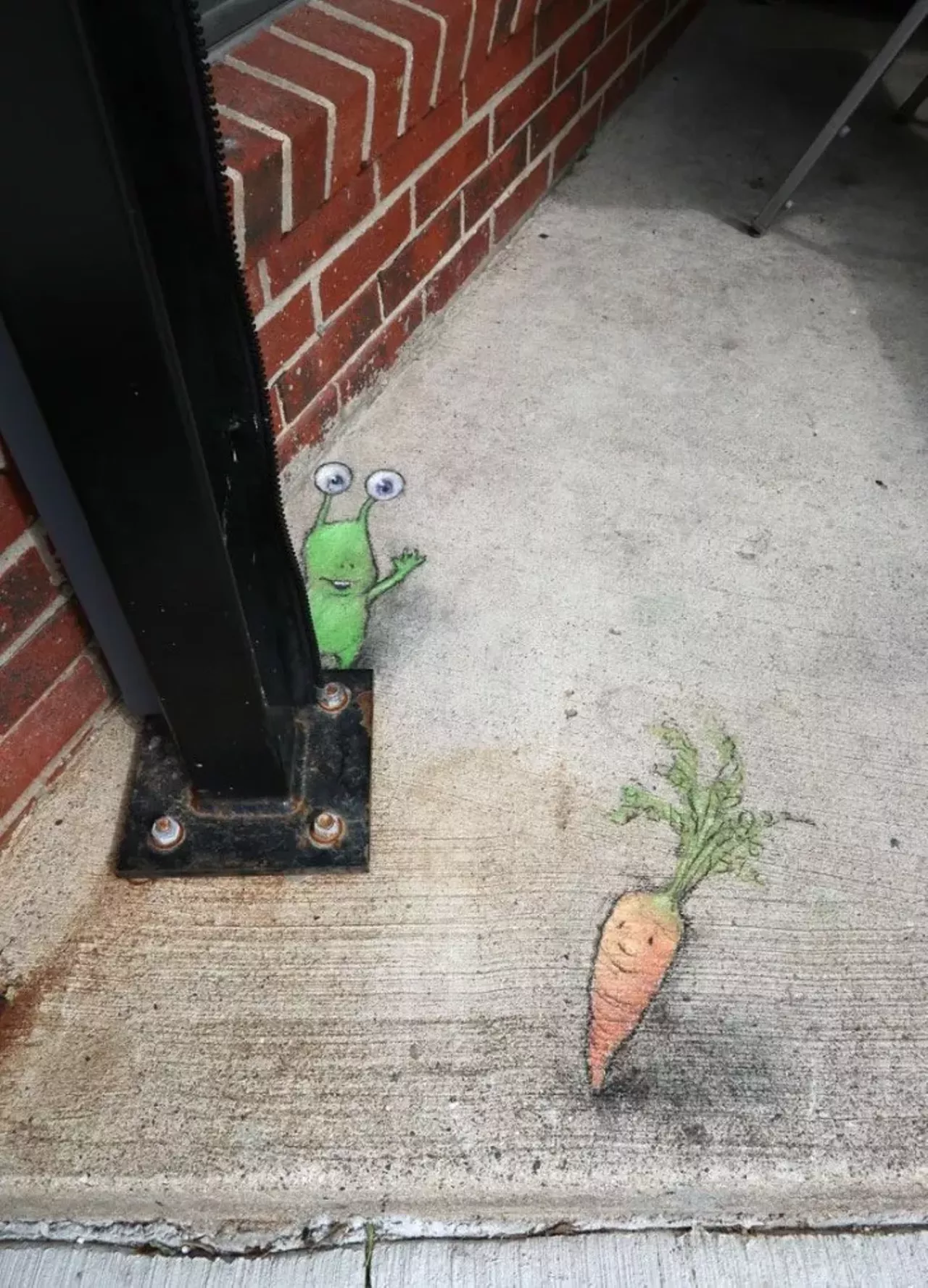 Image: See all of the adorable 3D chalk art made by this Michigan artist
