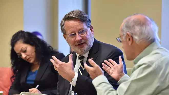 Image: Sen. Gary Peters makes history by opening up about the life-saving abortion his former wife had in the '80s